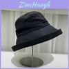 Cotton Linen Wide Brim Fisherman Hat With Rope Tie For Sun Protection And Breathability
