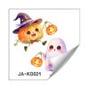 Seasonal Wall Decals Halloween Pumpkin Ghost Switch Sticker, Cartoon Light Self-Adhesive Panel Stickers Decoration Decal for Living Room Bedroom