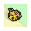 Charming Bee Brooch Enamel Badges Metal Pins For Backpack- Cute Adorable Accessory To Brighten Your Outfit & Perfect Gift Idea