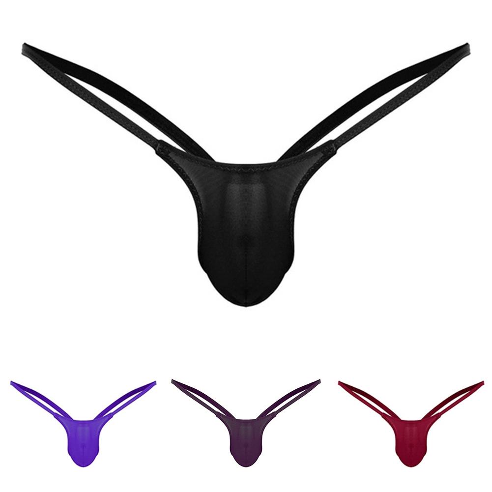 T-back Underwear Briefs Tanga Knickers Panties Low Rise Solid Plus Size