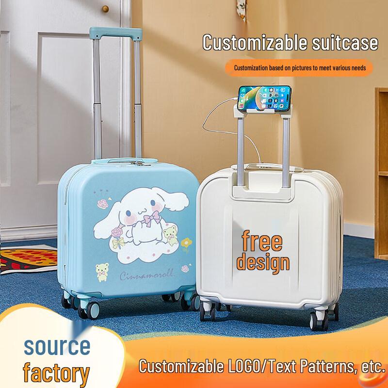JOURHEY SHI Printed Lightweight Travel Suitcase