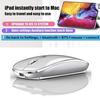Wireless Mouse for MacBook Laptop Windows OS Silver Pro/Air J8-J13