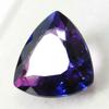 Natural Purple Tanzanite Loose Gemstone 4.80 Ct Blue Trillion Cut for Jewelry Making and Crafts