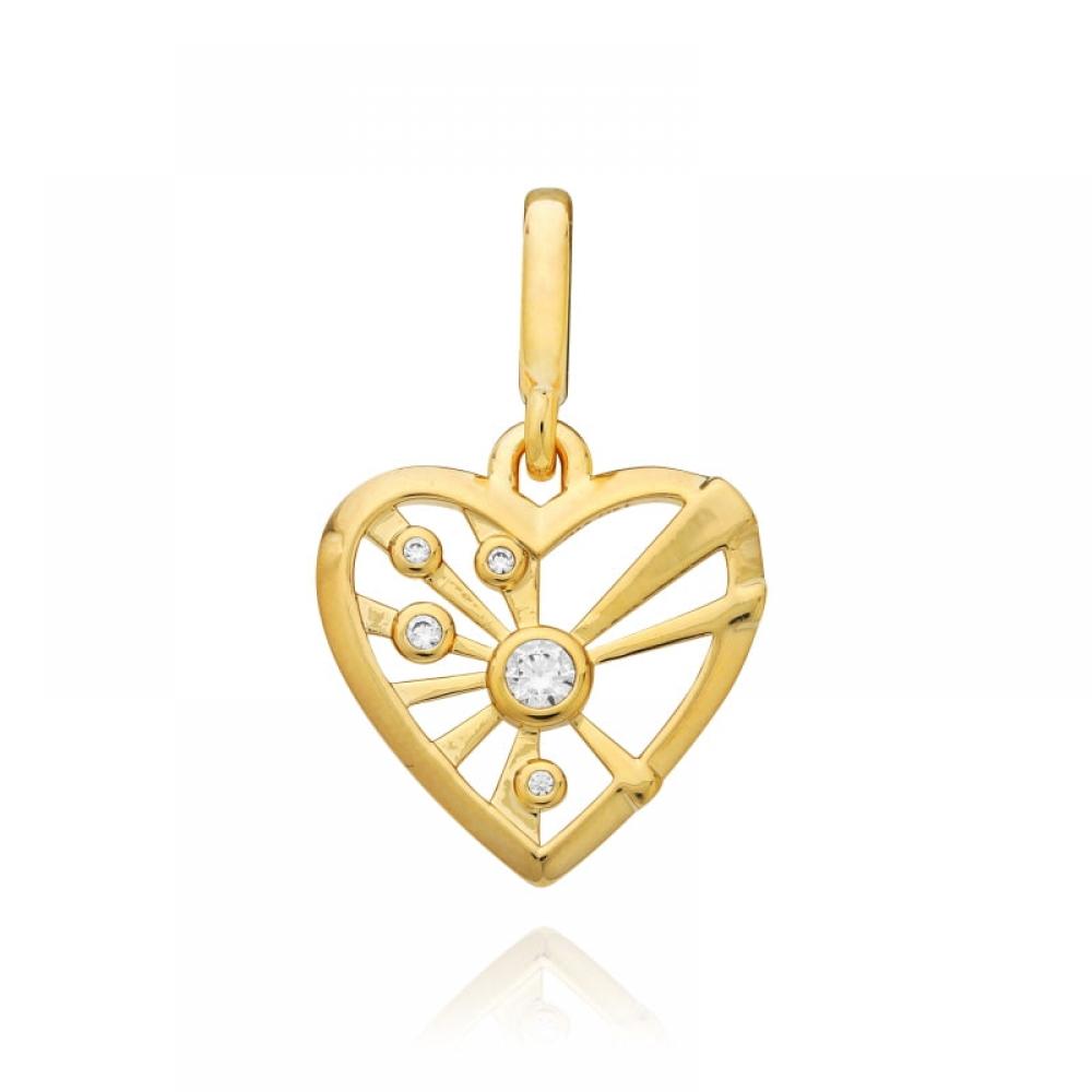 PAndora 762691c01 PAndora Me Heart   Ray Pendant And Dangle Charm