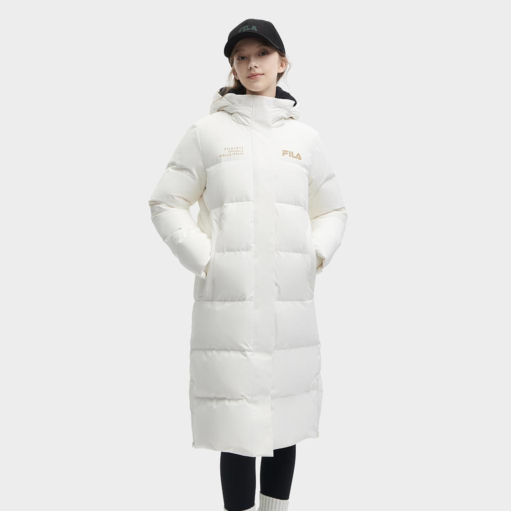 New FILA ORIGINALE Down Jacket Women's Cloud White F11W349910F-WT