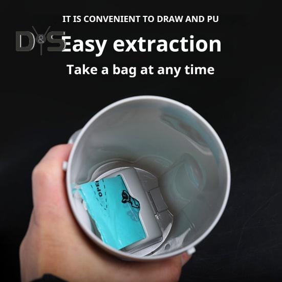 Katzenstreuschaufel, tragbarer Katzenstreuschaufelhalter mit Müllbehälter, Katzenkot-Siebschaufel mit Abfallbeuteln für Hauskatzen