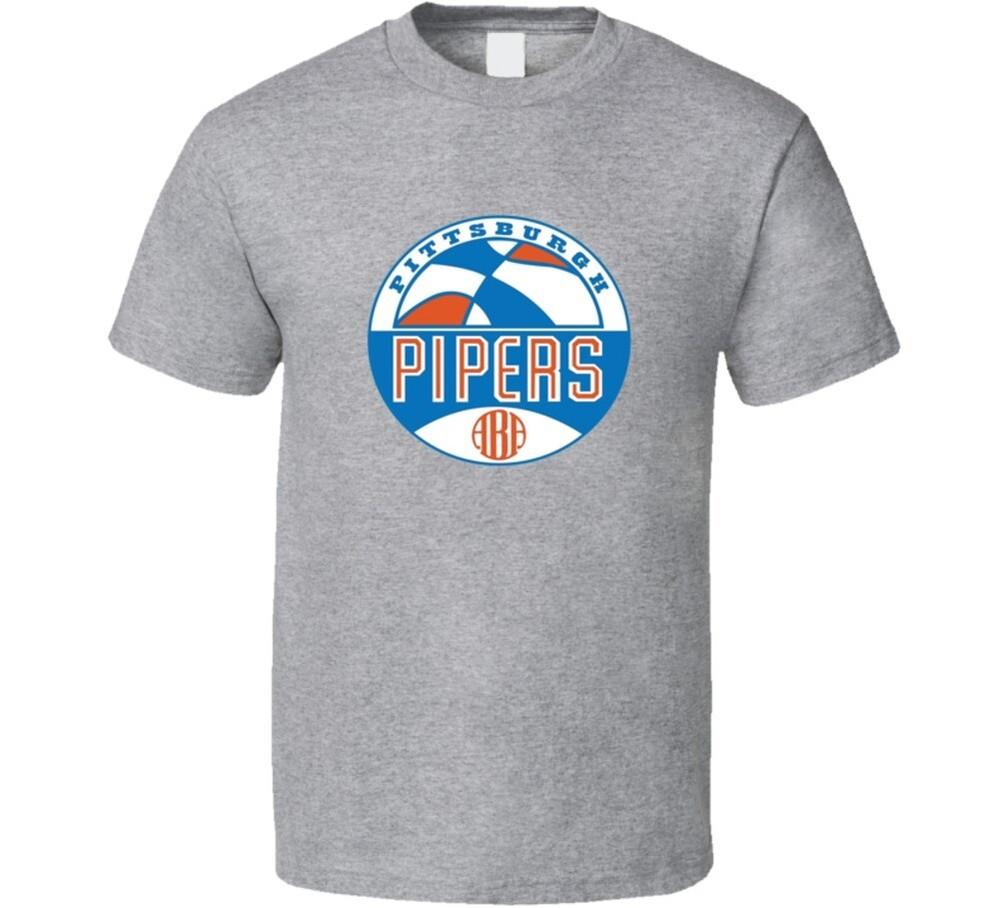 Pittsburgh Pipers Tee Cool Retro Aba Basketball T Shirt  Unisex T-Shirt L