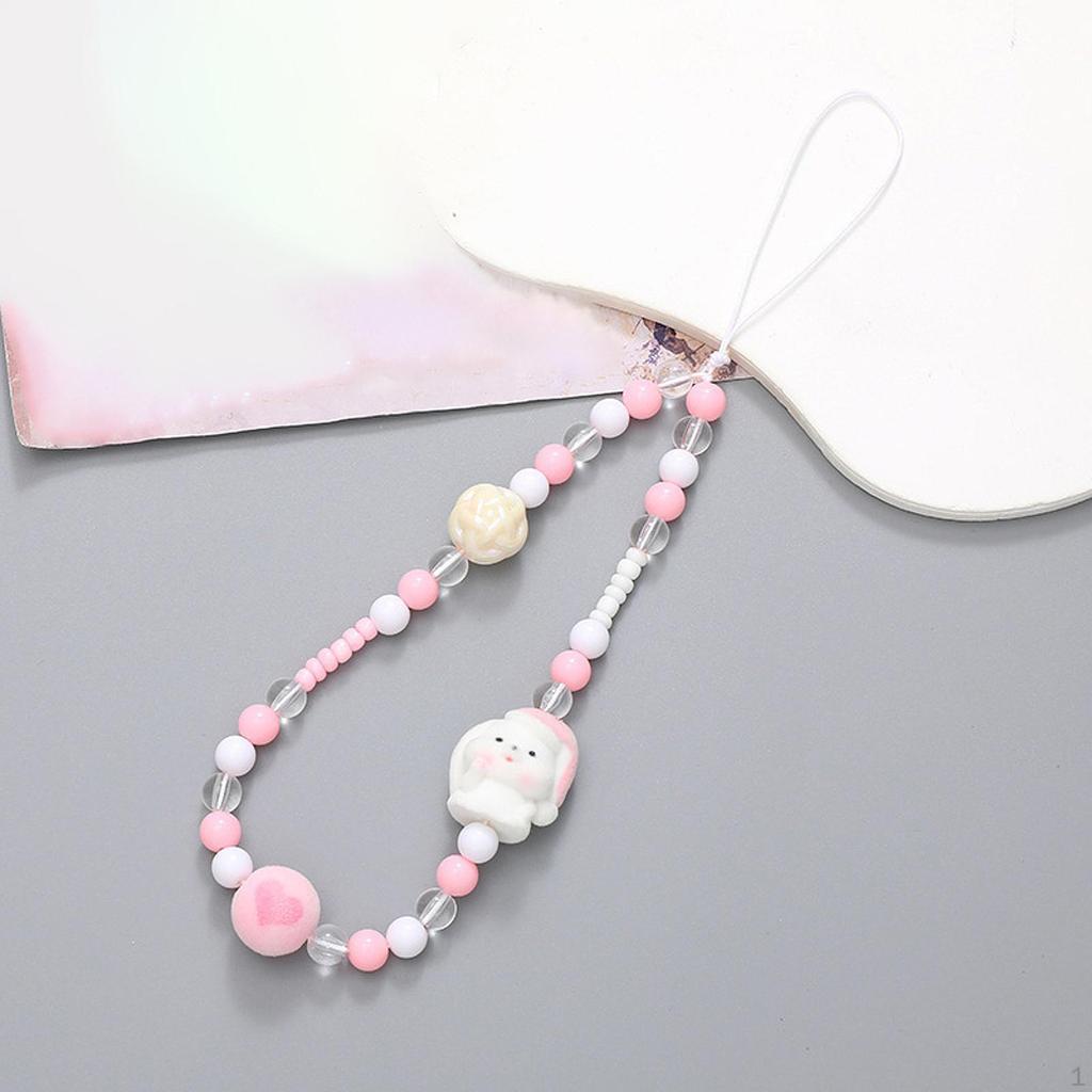 Perlen-Handyband Niedliche Hülle Handschlaufe Handgelenkband Mode Deko Damen Tasche