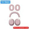 YAYINCC 360° All-round Protection Silicone Protective Case  for Sony WH-1000XM6 Rose Grey headset Skin friendly Washable durable