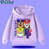 PAW Patrol 2026 Kids Hooded Sweatshirt for Autumn/Winter Long Sleeve 2026 New Style Boys' and Girls' Cartoon Print Sweater