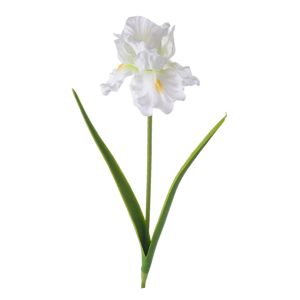 Zelené Listy Umělý Kosatec Květ Vícebarevná Falešná Květina Fleur-de-lis Simulovaná Květina Dárek