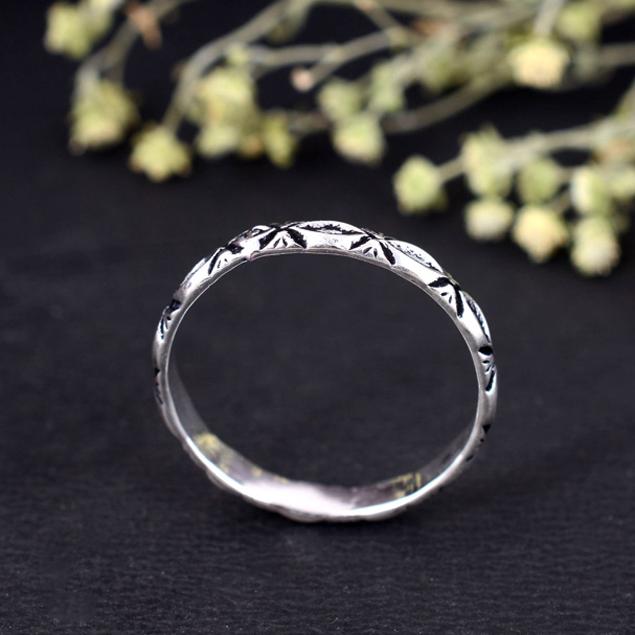 Therapeutic Silver Ring, Pain Relief for Hands, Arthritis Support, Boho Style, Dainty Jewelry