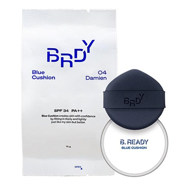 

BeReady Blue Cushion Refill 15г, Нет. 4 Damien, 1 штука, лучшая мужская косметика Кореи