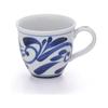 Mug Mug Cup Round Mug (arabesque, 1 Piece) White Painting Tobe Ware