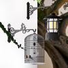 Wall Plant Hanger Metal Coated Wall-mounted Hook Rust-Proof Indoor Outdoor Bracket