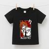 Chainsaw Man Power Anime Print Cotton Kids Tee Boys Girls Casual Short Sleeve Top Soft Children T Shirt Summer