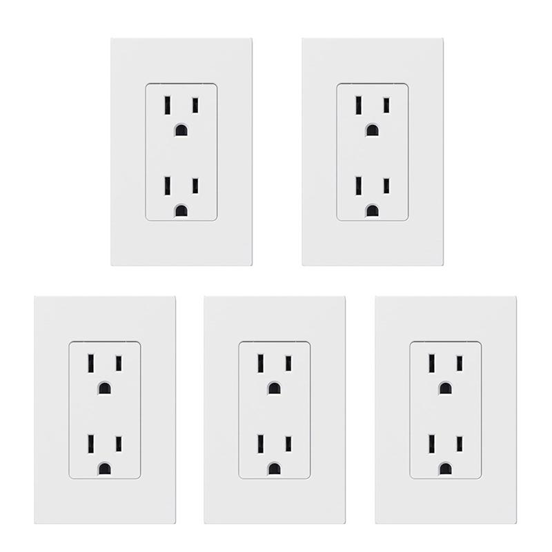

5 шт. Белые реалистичные розетки для розыгрышей для офиса, виниловые, для дома, игривые наклейки, домашние практические шутки, 4 стиля D белый