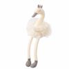 Swan Stuffed Animal with Tulle Skirt Soft Crowned Toy Child-Safe