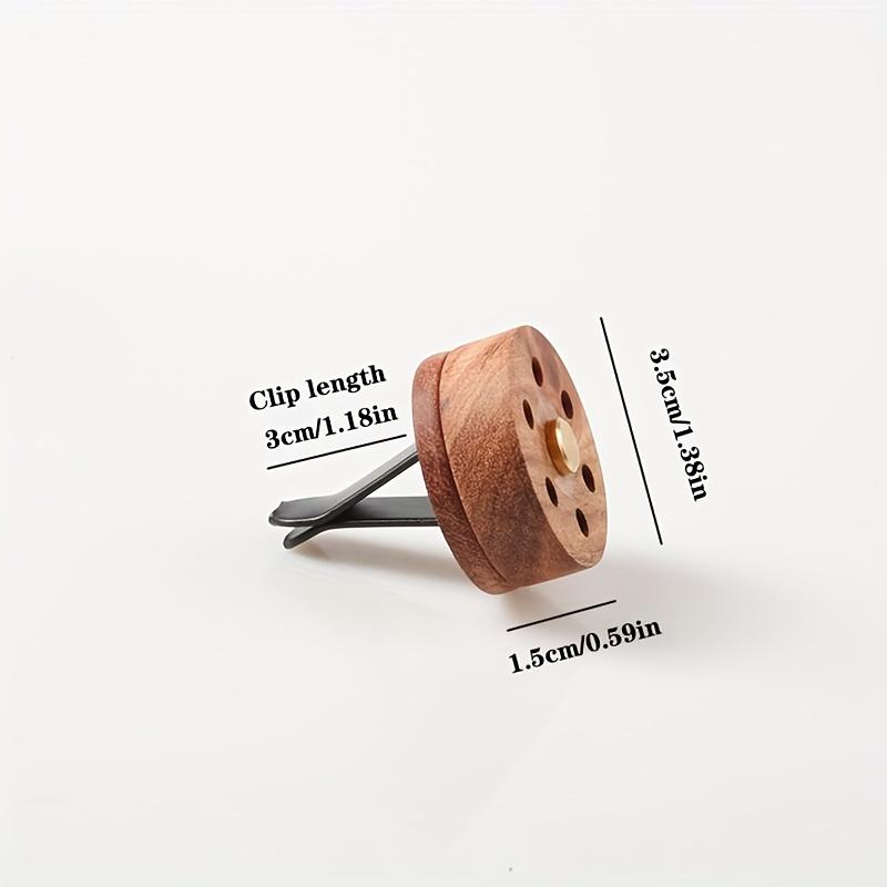 1PC Car mounted fragrance wood diffuser Indoor car fresh air Car mounted fragrance outlet perfume pendant