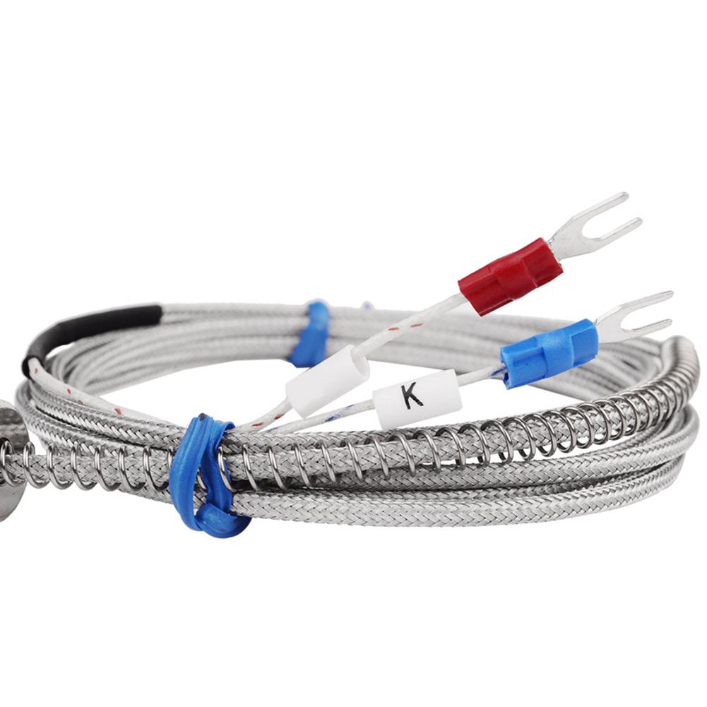 Screw Probe Sensor Compression Screw K Thermocouple Thread Temperature Sensor for Temperature Controller