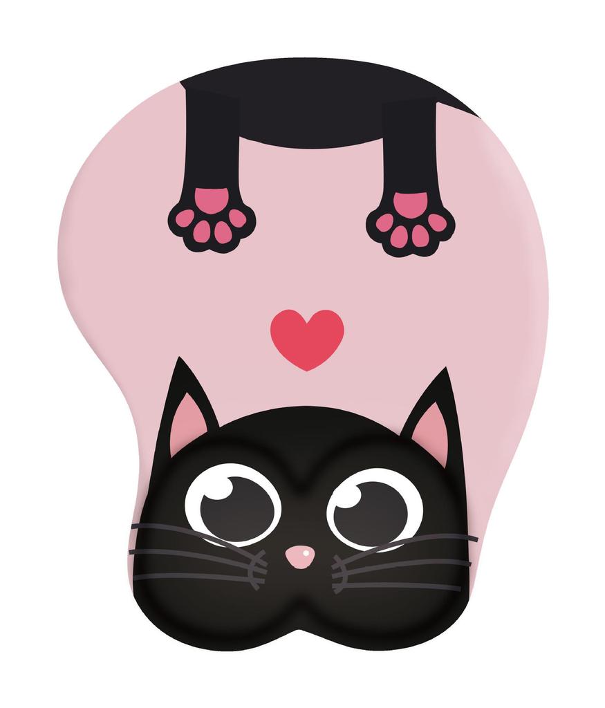 Creative Cartoon Silicone Wrist Rest Mouse Pad & Keyboard Hand Rest - Cute Desk Mat