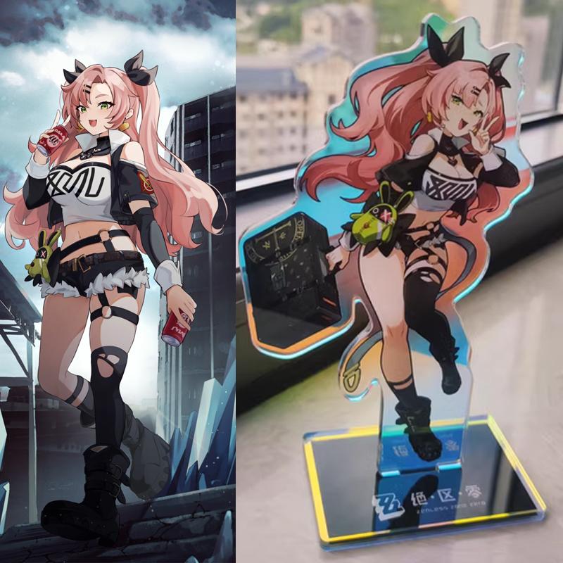 Zenless Zone Zero Nicole Demara Lighter Acrylic Stand Model Tsukishiro Yanagi Asaba Harumasa Collect Desktop Decoration Gifts