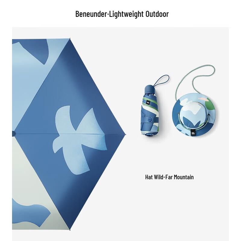 Beneunder Pocket Series UV Protection 5-Fold Folding Umbrella