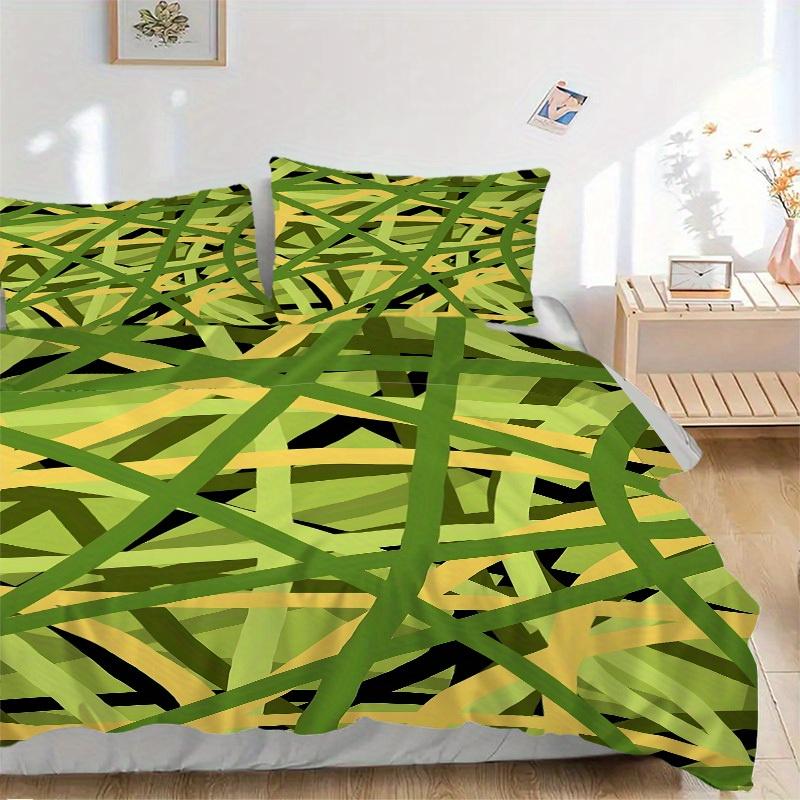 

3pcs Abstract Pattern Bedding Set, Breathable and Soft, Suitable for Bedroom Decor (1*Duvet Cover + 1/2*Pillowcases, No Core) yy250821111 135x200cm