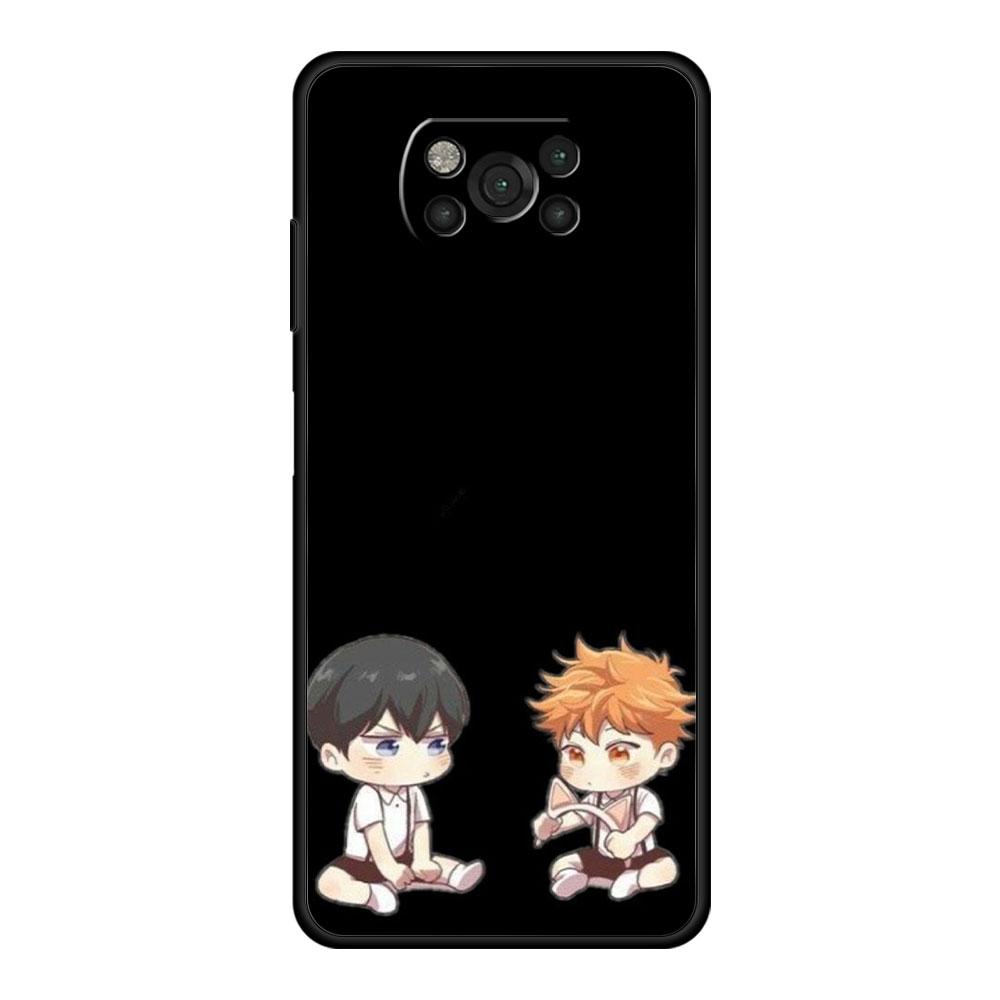 

Кремниевый смартфон для Xiaomi POCO X3 NFC F3 10T 9T M4 Pro 5G 11T M3 X4 F4 GT MI 11 lite Haikyuu волейбол аниме Celular чехол POCO F4 GT