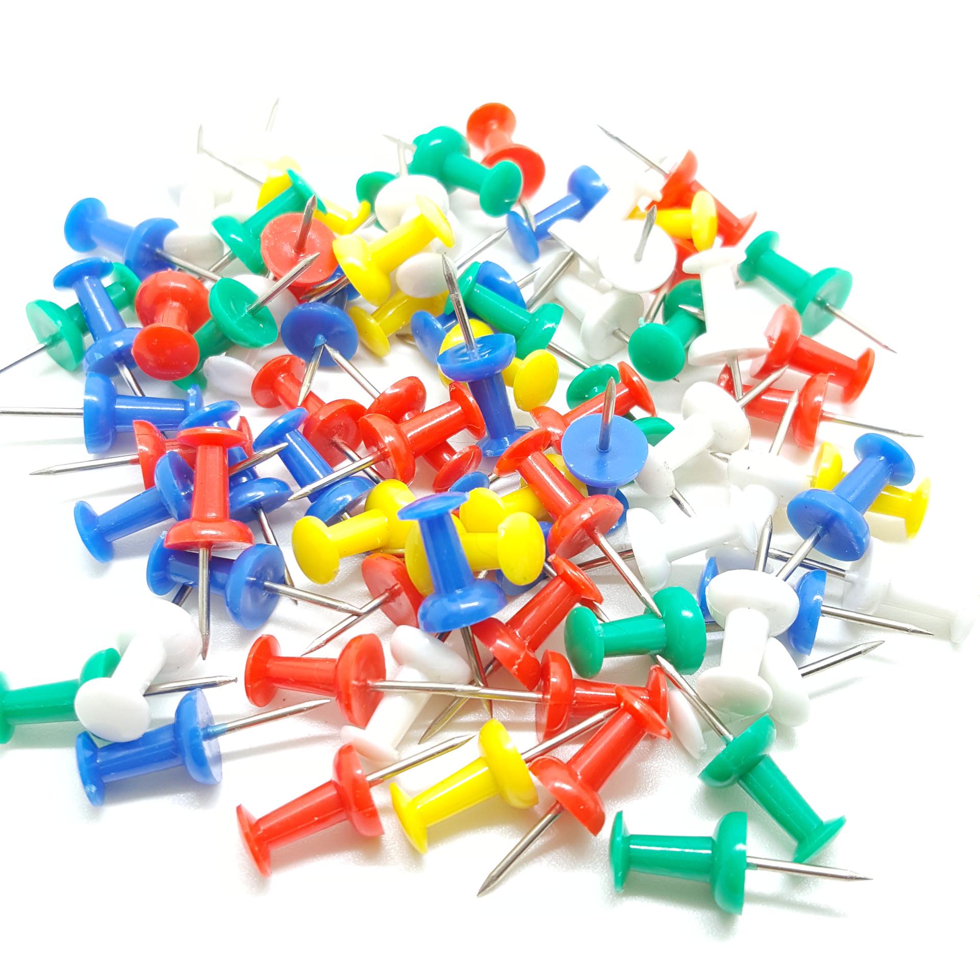

23mm Colorful Bulk Push Pins - Strong Positioning and Drawing Board Pins