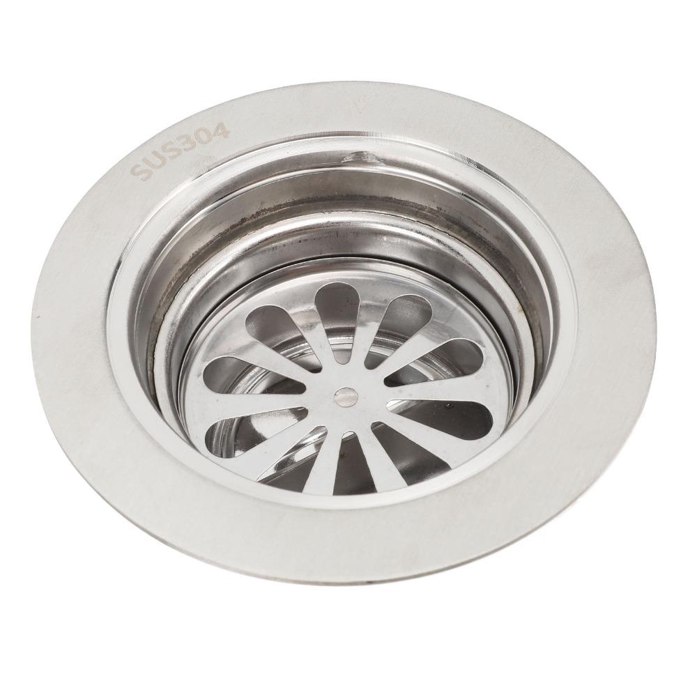 304 Roestvrij Staal Vloerput 3,94 inch Diameter Vloerput Kit Afvoer Haarvanger 75mm Pijp