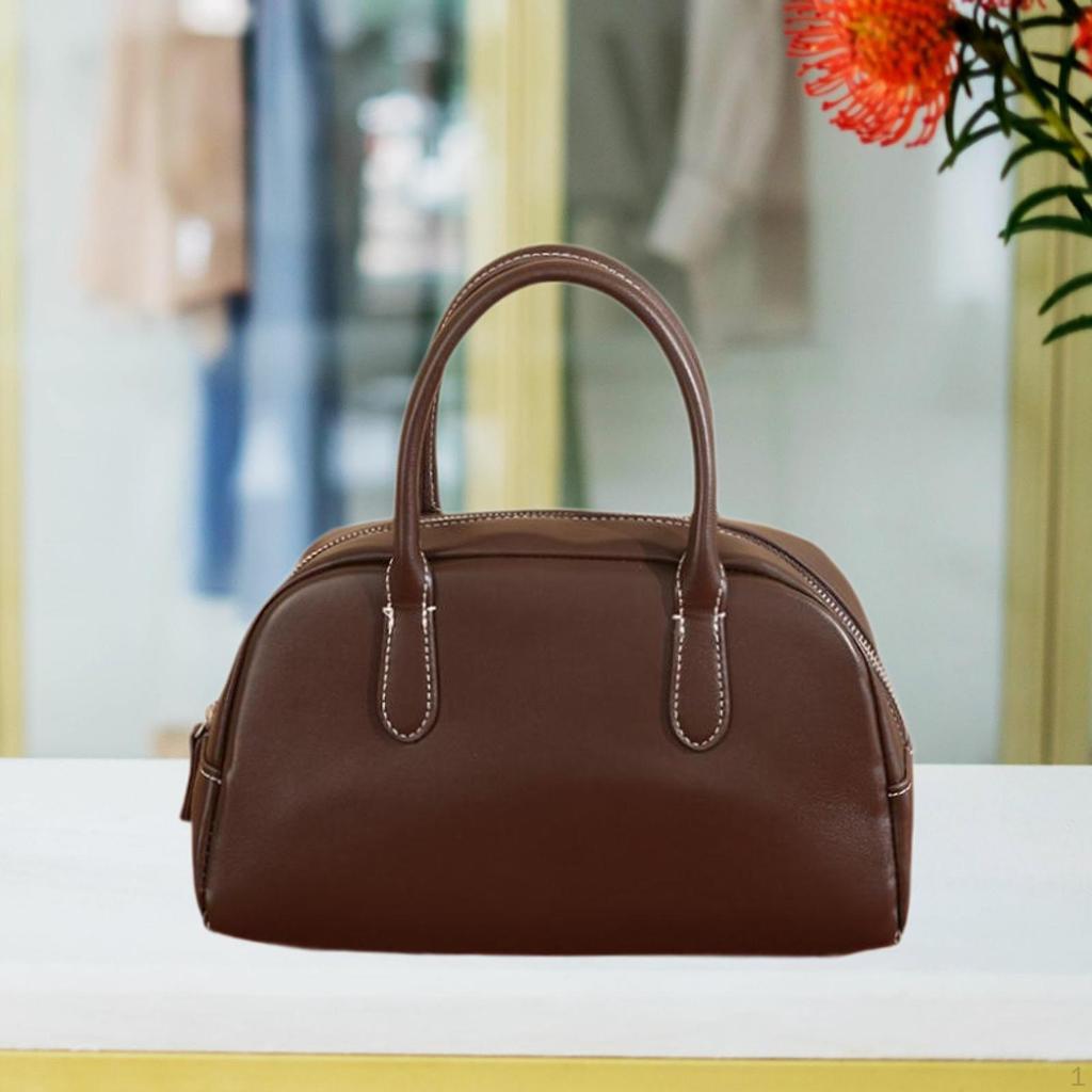 Large Capacity PU Leather Tote Bag for Women with Underarm Design