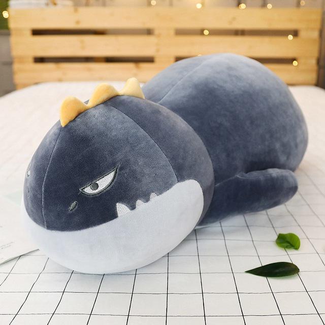 Soft Fat Penguin Shark Plush Toy Stuffed Cartoon Sea Animal Doll Fashion Pillow Kids Baby Girls Christmas Birthday Gift