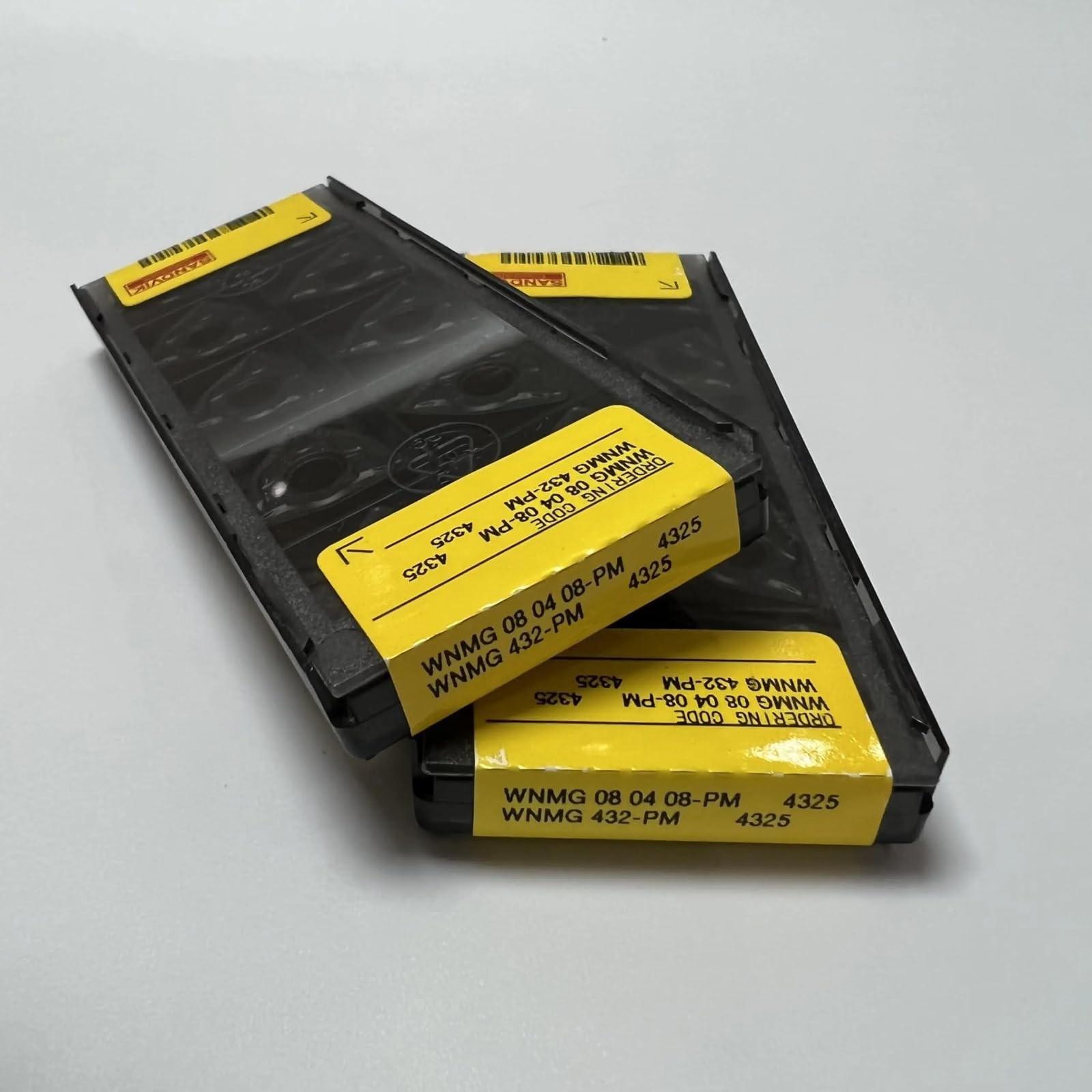 

Original Sandvik / WNMG080408-PM 4325 CNC lathe carbide blade 10 PCS