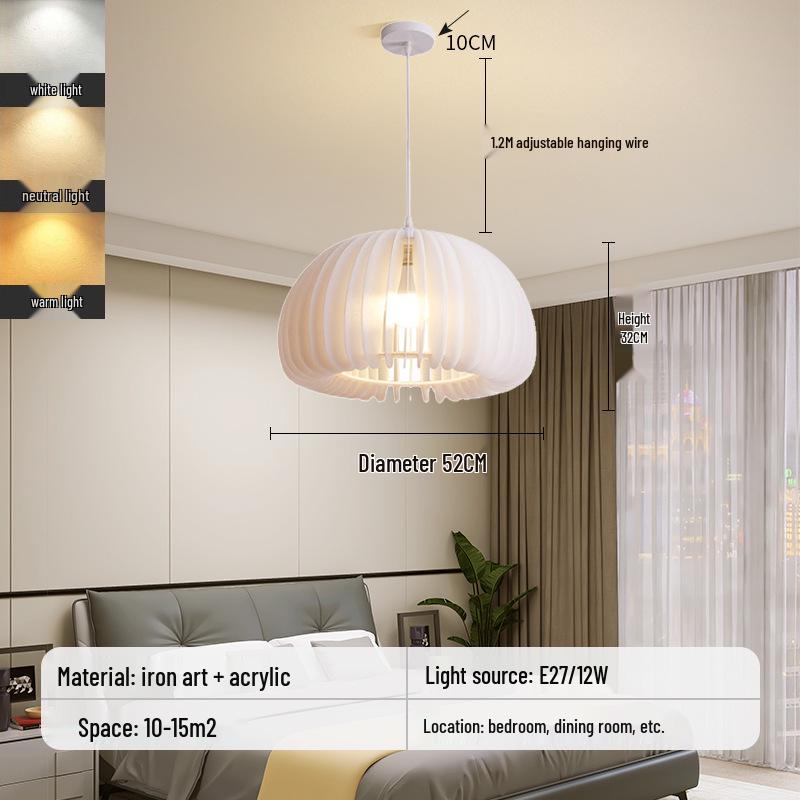 Modern Nordic Chandelier: Creative Warm Lighting for Living Room, Restaurant, Master Bedroom, and Children's Room