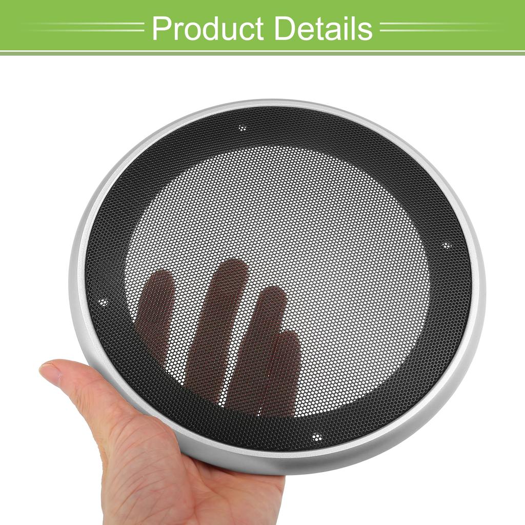 ACROPIX Universal 6.5" Car Speaker Grill Cover Mesh Round 6.5" Audio Speaker Subwoofer Guard