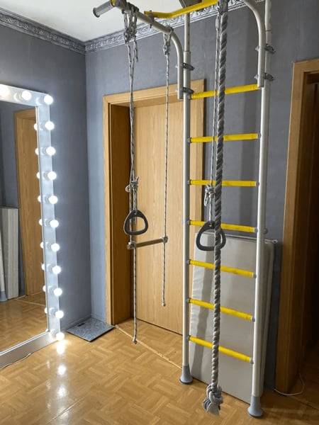 Wall Bars Comet 5 - White Black