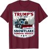 Trump's Snowflake Removal Service Funny Trump 2024 Unisex T-Shirt