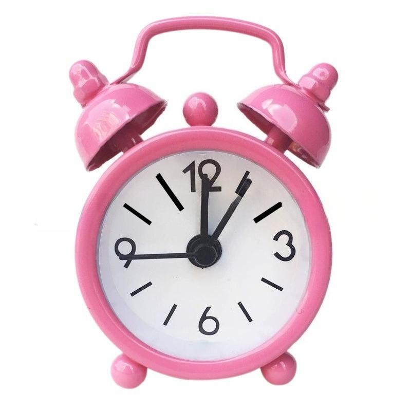 Mini Metal Alarm Clock Creative Student Electronic Alarm Clock Bedside Alarm Clock Portable Travel Alarm Clock