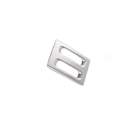 Silver Titanium Middle Air Outlet Vent Cover Trim For Benz C-Class W204 2011-14