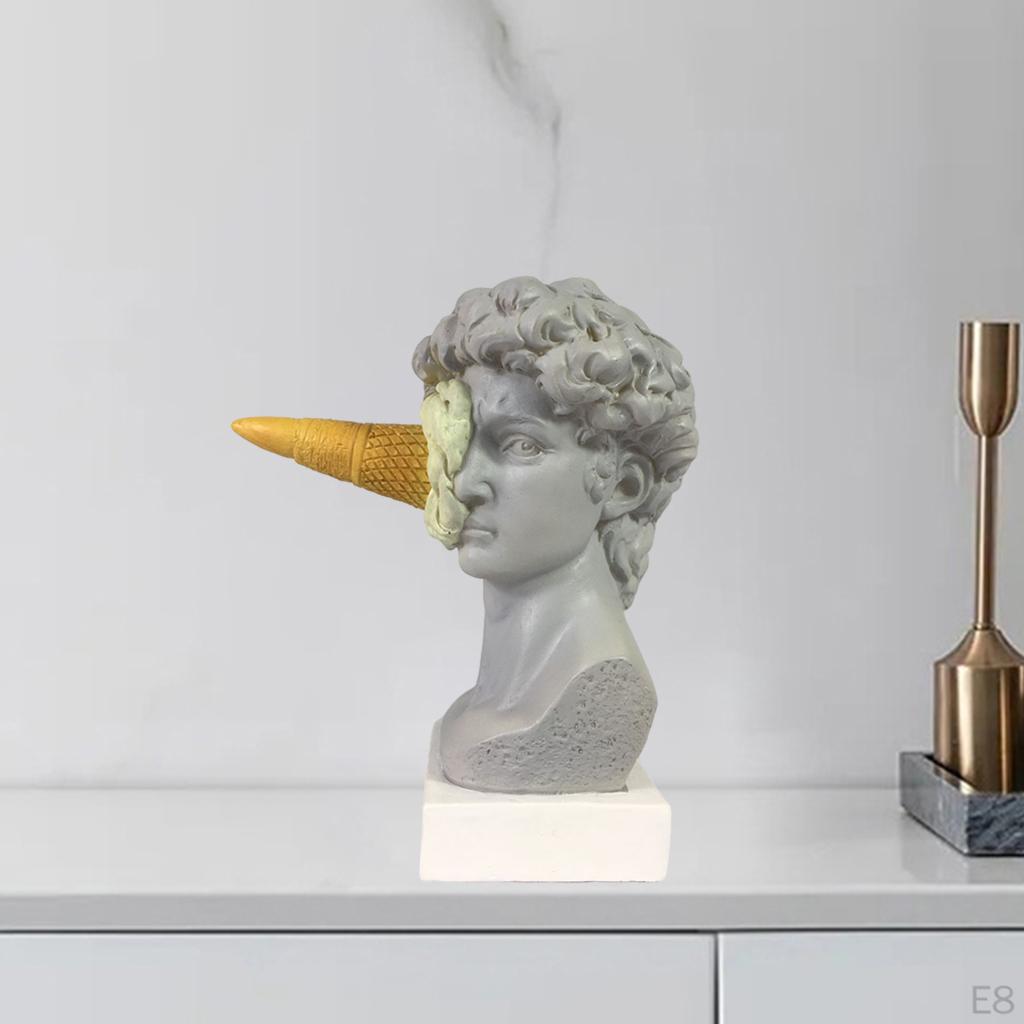 6.3 Inch Classic Resin Bust of Sculpture Statue Figurine for Home Decor