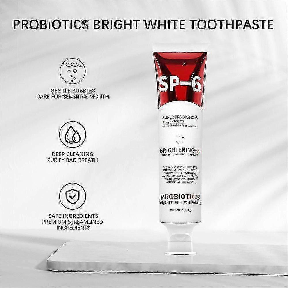 2025 SP-6 Probiotic Toothpaste,Sp-6 Toothpaste Whitening Quick White Toothpaste