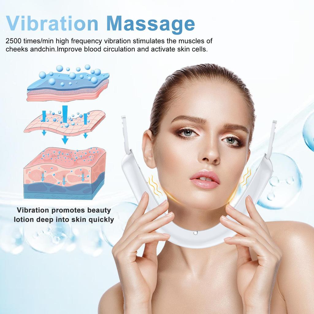 EMS Facial V-Line Massager: Microcurrent Lifting Beauty Mask