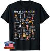 ABCs of Black History Month Juneteenth Day Black Unisex T-Shirt