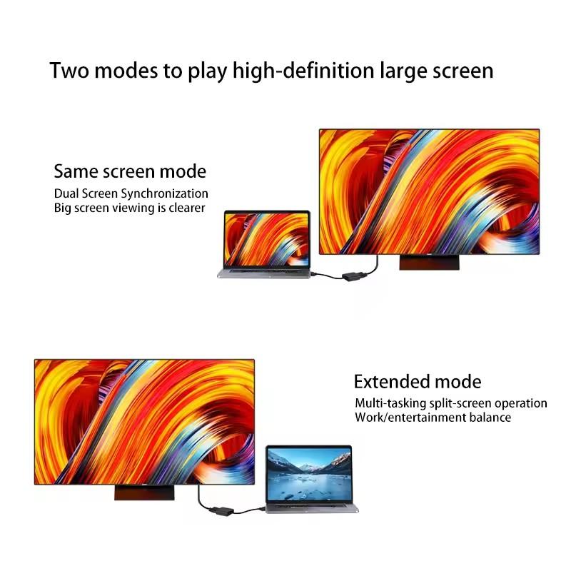 1080P HDMI-compatible To VGA Cable Adapter HDMI-compatible Male To VGA Female Video Converter for PC Laptop TV Projector Monitor