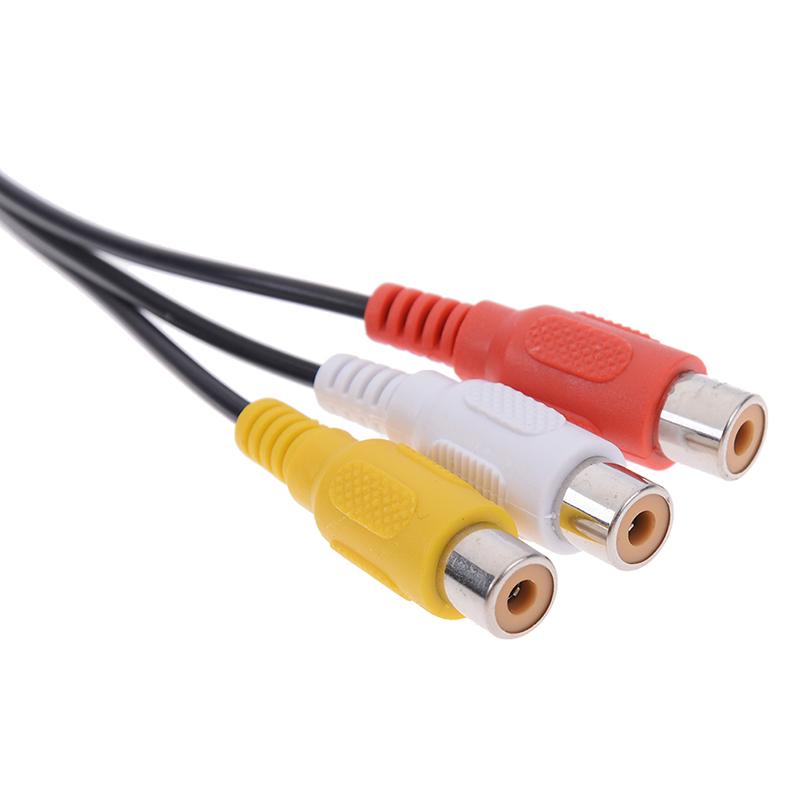 Usb Male Plug To 3 Rca Female Adapter Audio Converter Cable Usb To Rca