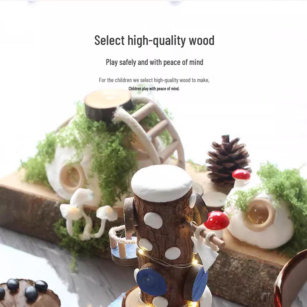 DIY Wooden Treehouse Building Kit for Kids: Creative & Educational Toy
