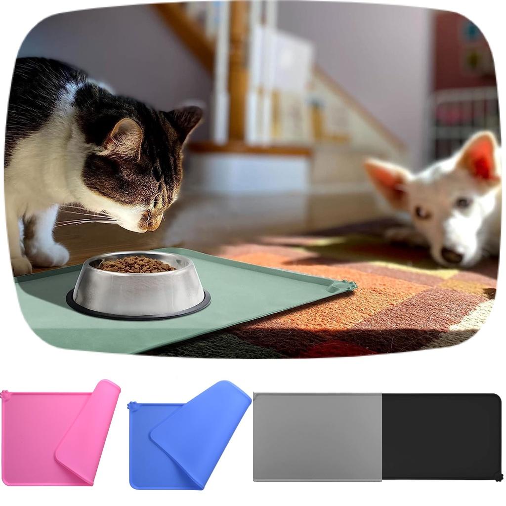 48*30*2cm Silicone Pet Mat Anti-spill Dog And Cat Feeding Mat