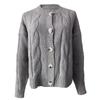 2026 New College Style Cardigan, Women's Loose Fit Knit Open Front Sweater for Autumn Winter