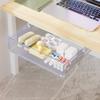 Space Saving Drawer Storage Box Multipurpose Hidden Office Organizer  Table Under
